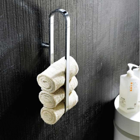 Porta asciugamani a parete per il bagno